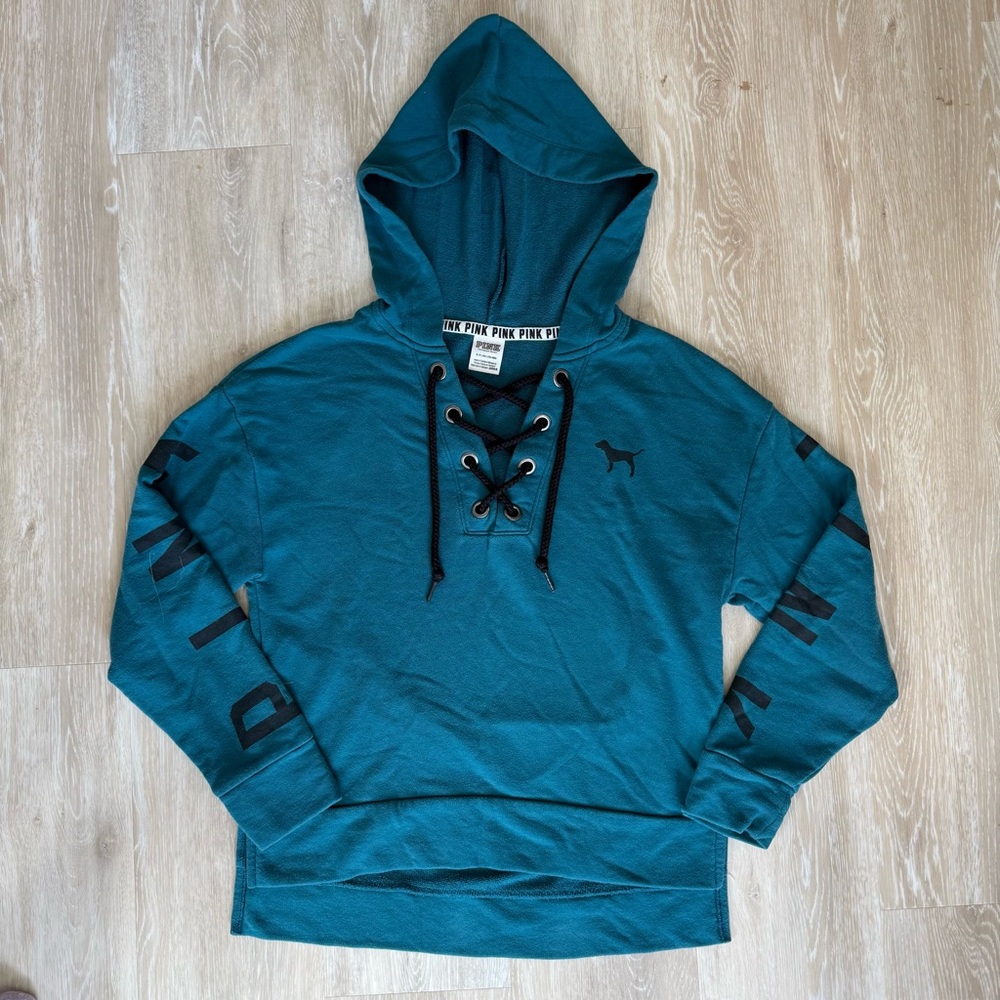 Victoria’s Secret PINK Teal Hoodie
